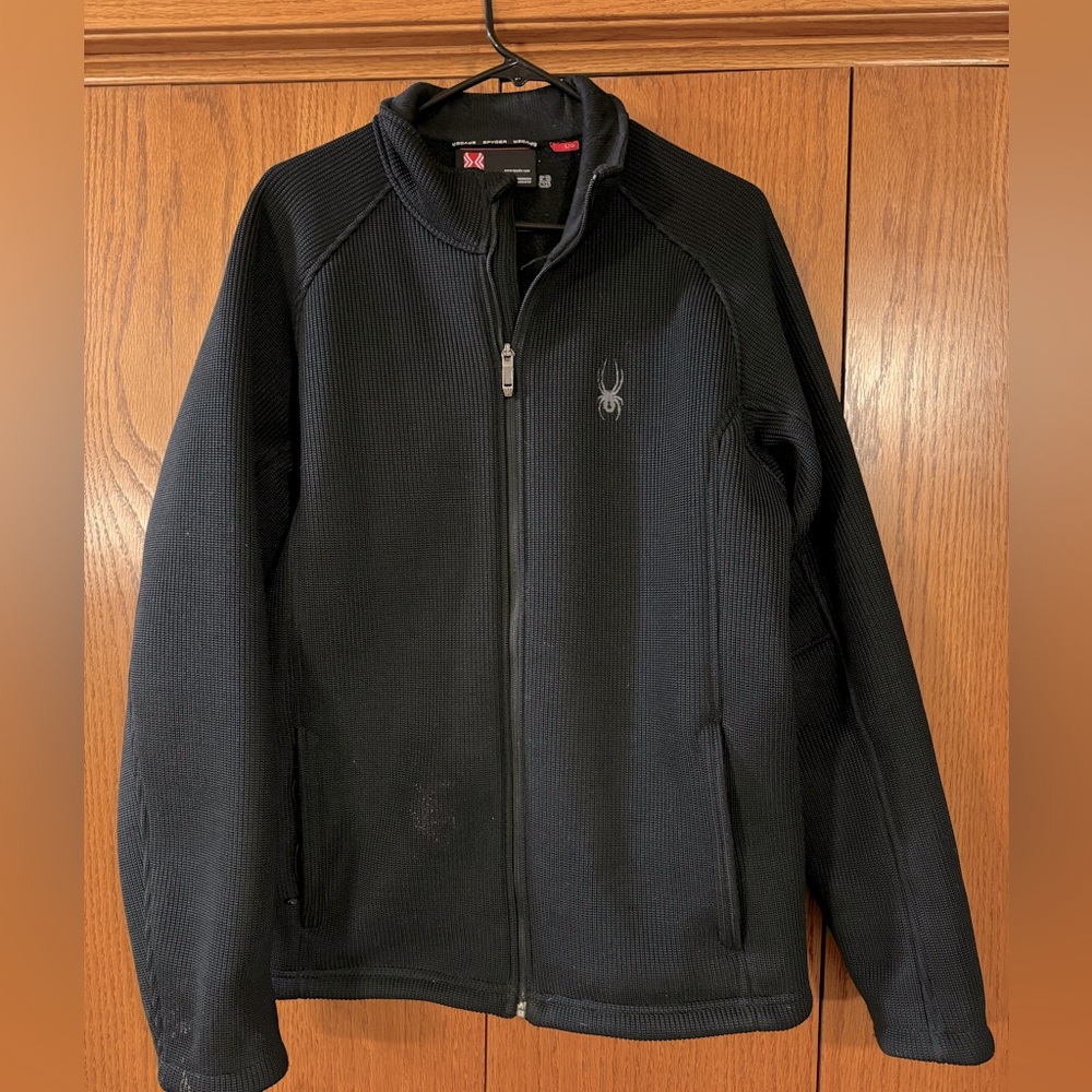 Spyder Sweater Style Jacket-Men’s Large-Black